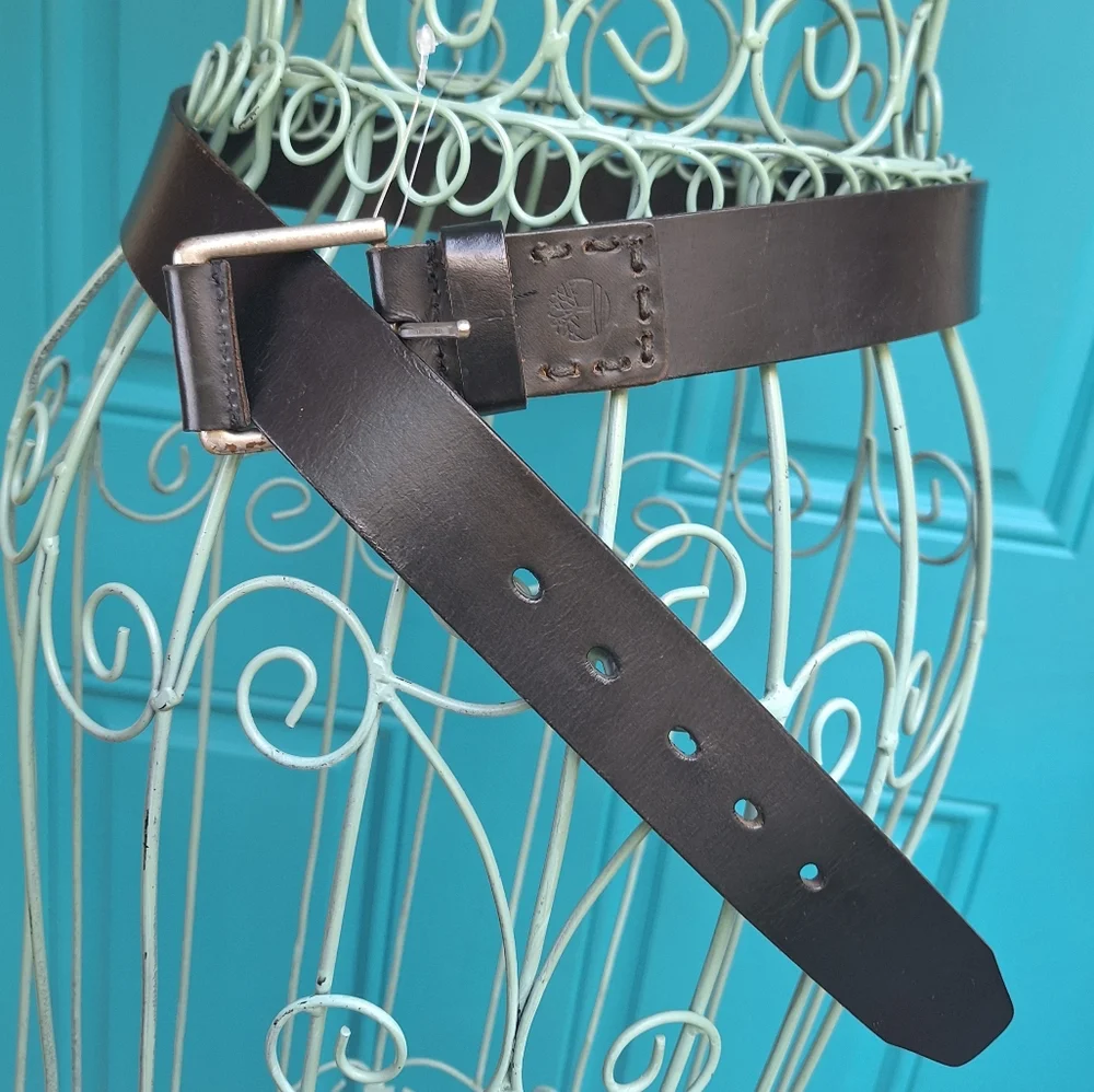 Genuine Leather Belt Western Belt Timberland Belt Real Leather 32 - Picture 7 of 17